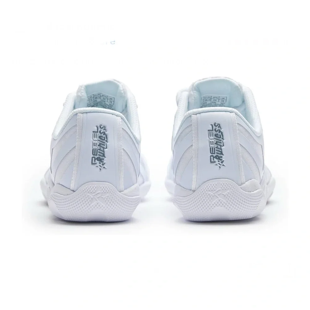 Rebel Athletic Ruthless White Cheer Shoe 👟 Sz 1 Big Kid👧🏻 - Picture 5 of 7